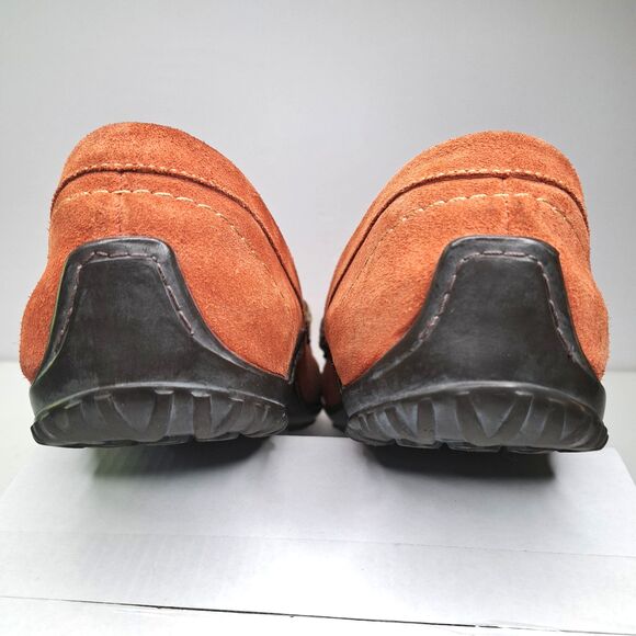 Martin Dingman Men’s Size 10M Suede Leather Vibram Sole Penny Loafers - Picture 5 of 11